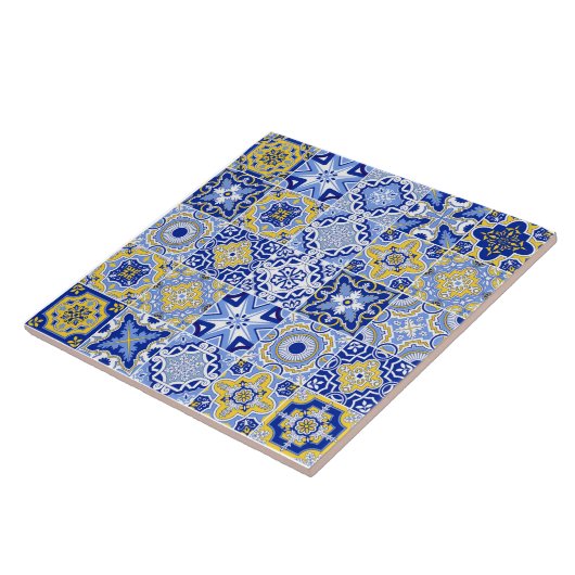Portuguese Tiles Pattern Ceramic Tile  タイル (側面)