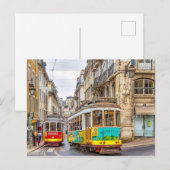 Portuguese Tram Line ポストカード (正面/裏面)