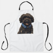 Portuguese Water Dog All-Over Print Apron エプロン (正面)