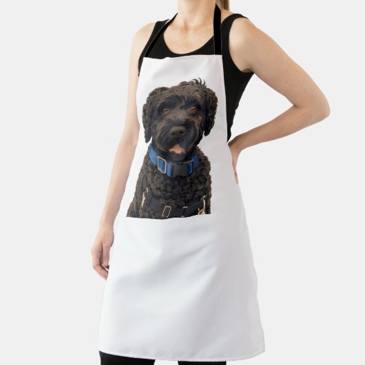 Portuguese Water Dog All-Over Print Apron エプロン (インサイチュ)