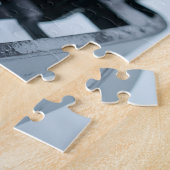 Portuguese Water Dog Christmas Red Truck Holiday ジグソーパズル (側面)