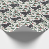 Portuguese Water Dog Christmas Wrapping Paper ラッピングペーパー (角)