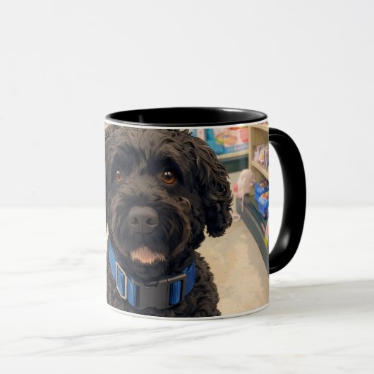 Portuguese Water Dog Coffee Mug (Multiple Options) マグカップ (正面右)