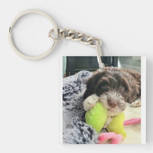 Portuguese Water Dog Key Chain キーホルダー (正面)