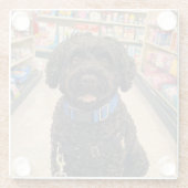 Portuguese Water Dogs Anime Anemi Glass Coaster ガラスコースター (裏面)