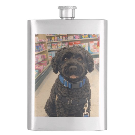 Portuguese Water Dogs Anime Classic Flask フラスク (正面)