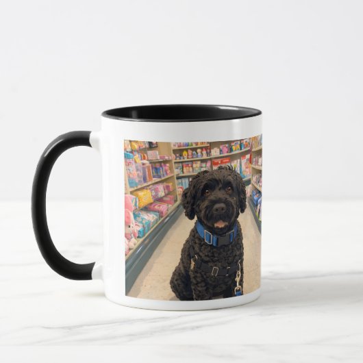 Portuguese Water Dogs Anime Coffee Mug マグカップ (左)