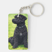 Portuguese Water Dogs Anime Keychain キーホルダー (裏面)