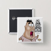 Posのワウボタン無し 缶バッジ (正面&裏面)