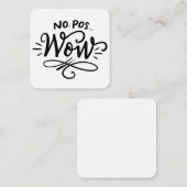 Pos Wow Tiny Noteカードなし ノートカード (正面/裏面)