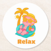 Posa vasos ラウンドペーパーコースター (正面)