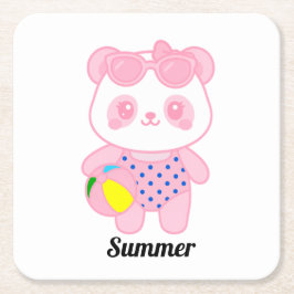 Posa vasos Lotus Vacation スクエアペーパーコースター