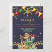 Posada Navidena Fiesta Cactus Christmas Party 招待状 (正面)