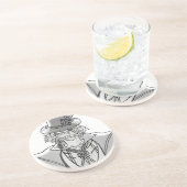 Posavaso de arenisca コースター (側面)