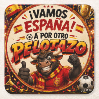 Posavaso vamos España スクエアペーパーコースター