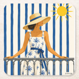 Posavaso Welcome summer スクエアペーパーコースター