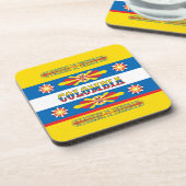 Posavasos con diseño bus chiva colombiana コースター (左側)