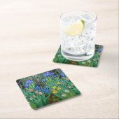 Posavasos con diseño de flores y jardines スクエアペーパーコースター (インサイチュ)