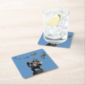 Posavasos Cuadrado De Papel King スクエアペーパーコースター (インサイチュ)