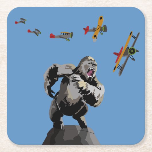 Posavasos Cuadrado De Papel King スクエアペーパーコースター (正面)