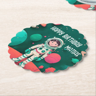 Posavasos cumpleaños personalizado ペーパーコースター