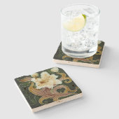 Posavasos De Piedra Marble Stone Drink Coaster ストーンコースター (横)