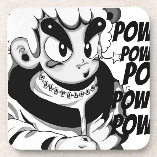 Posavasos de plástico duro コースター (正面)