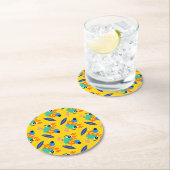 Posavasos estampado alegre ラウンドペーパーコースター (インサイチュ)
