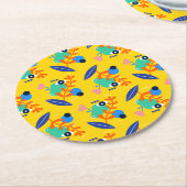 Posavasos estampado alegre ラウンドペーパーコースター (アングル)
