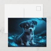 Poscards Chat Bleu 02 ポストカード (正面/裏面)