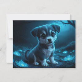 Poscards Chat Bleu 02 ポストカード