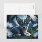 Poscards Chat Bleu 03 ポストカード (正面/裏面)