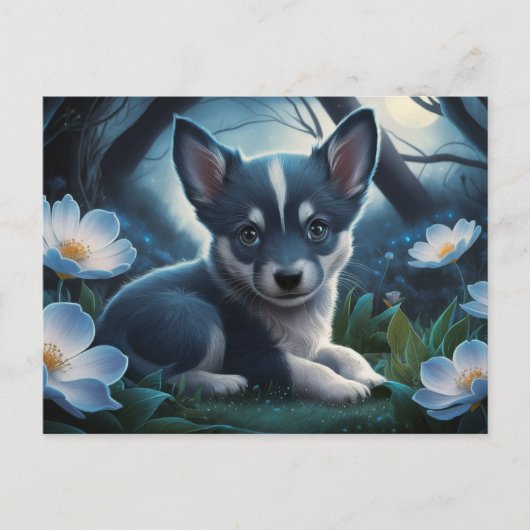 Poscards Chat Bleu 03 ポストカード (正面)