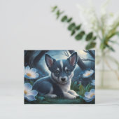 Poscards Chat Bleu 03 ポストカード (スタンド正面)