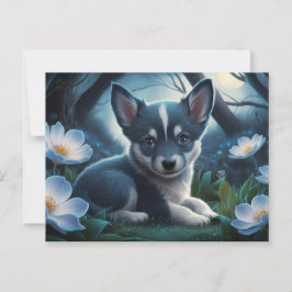 Poscards Chat Bleu 03 ポストカード