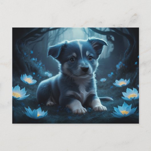 Poscards Chat Bleu 04 ポストカード (正面)