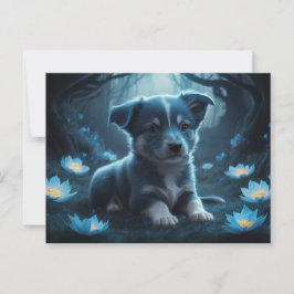 Poscards Chat Bleu 04 ポストカード