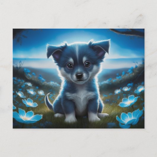 Poscards Chat Bleu 05 ポストカード (正面)