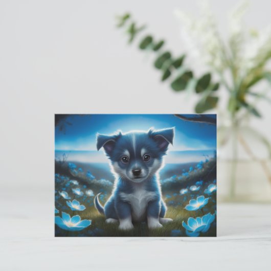 Poscards Chat Bleu 05 ポストカード (スタンド正面)