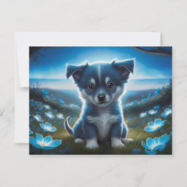 Poscards Chat Bleu 05 ポストカード