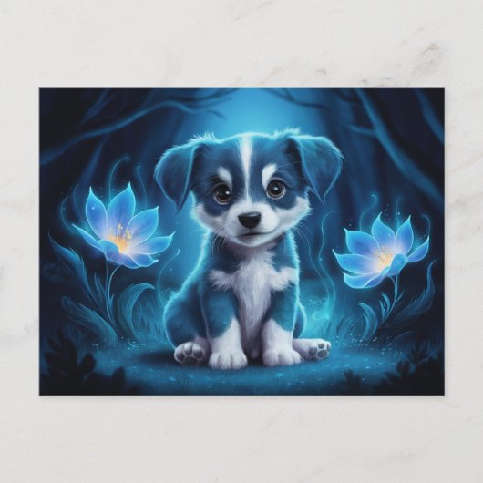 Poscards Chat Bleu 07 ポストカード (正面)