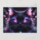 Poscards Chat Mauve 02 ポストカード (正面)