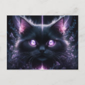 Poscards Chat Mauve 03 ポストカード (正面)