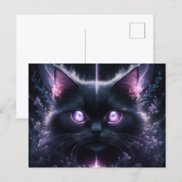 Poscards Chat Mauve 03 ポストカード