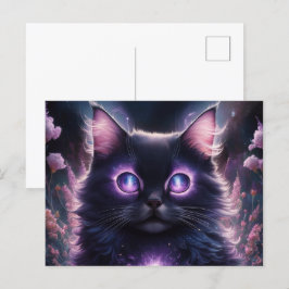 Poscards Chat Mauve 06 ポストカード