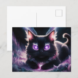 Poscards Chat Mauve 07 ポストカード