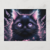 Poscards Chat Mauve 08 ポストカード (正面)