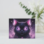 Poscards Chat Mauve 09 ポストカード (スタンド正面)