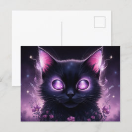 Poscards Chat Mauve 09 ポストカード