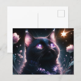 Poscards Chat Mauve 10 ポストカード